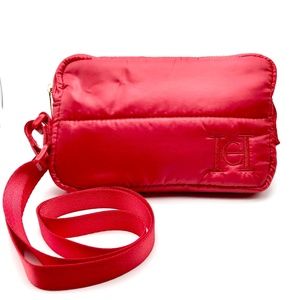 CAROLINA HERRERA Bag Crossbody Quilted Red Good Girl NEW